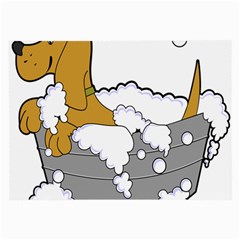 Dog Bath Grooming Large Glasses Cloth by Simbadda