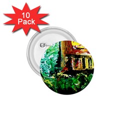 Old Tree And House With An Arch 5 1 75  Buttons (10 Pack) by bestdesignintheworld