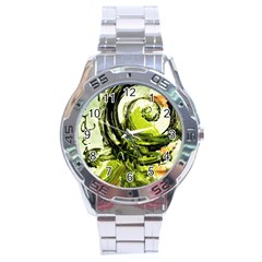 Pagoda Calligraphy 2 Stainless Steel Analogue Watch by bestdesignintheworld