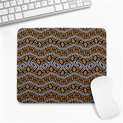 Modern Wavy Geometric Pattern Large Mousepads by dflcprints