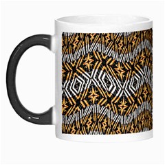 Modern Wavy Geometric Pattern Morph Mugs by dflcprints