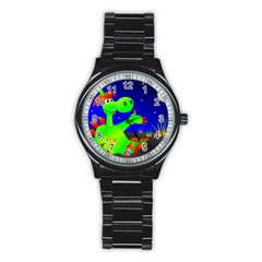 Dragon Grisu Mythical Creatures Stainless Steel Round Watch