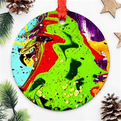 Untitled Island 3 Ornament (round) by bestdesignintheworld