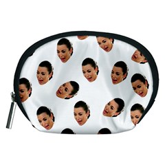 Crying Kim Kardashian Accessory Pouches (medium)  by Valentinaart