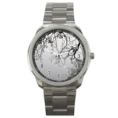 Tree Nature Landscape Sport Metal Watch