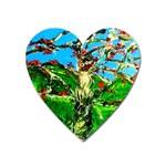 Coral Tree 2 Heart Magnet Front