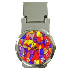 Mosaic Tiles Pattern Texture Money Clip Watches by Sapixe