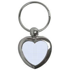 Alice Blue Hearts In An English Country Garden Key Chains (heart)  by PodArtist