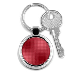 Usa Flag White Stars On Flag Red Key Chains (round)  by PodArtist