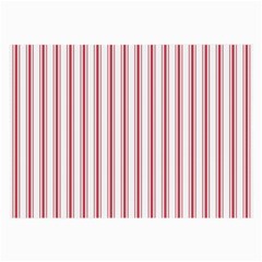 Mattress Ticking Wide Striped Pattern In Usa Flag Red And White Large Glasses Cloth by PodArtist