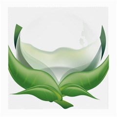 Pearl Drop Flower Plant Medium Glasses Cloth by Sapixe