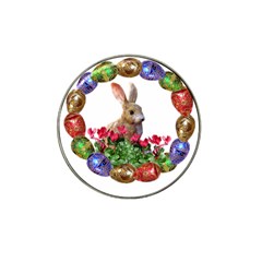 Easter Eggs Rabbit Celebration Hat Clip Ball Marker (10 Pack) by Sapixe