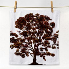 Tree Vector Ornament Color Face Towel