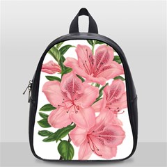 Flower Plant Blossom Bloom Vintage School Bag (small)