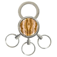 Marble Wall Surface Pattern 3-ring Key Chains by Sapixe