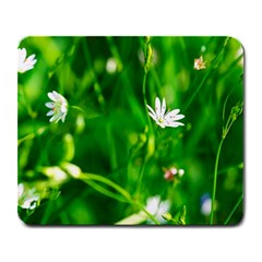 Inside The Grass Large Mousepads by FunnyCow