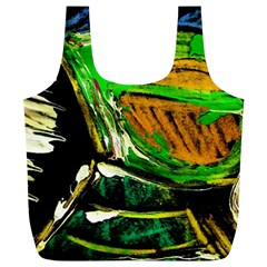 Lillies In The Terracota Vase 5 Full Print Recycle Bags (l)  by bestdesignintheworld