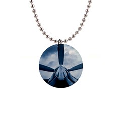 Propeller - Sky Challenger Button Necklaces by FunnyCow