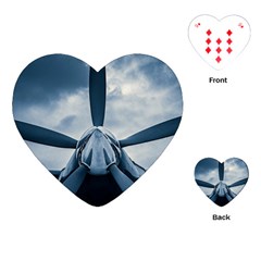 Propeller - Sky Challenger Playing Cards (heart)  by FunnyCow