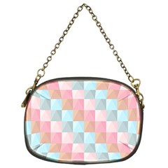 Abstract Pattern Background Pastel Chain Purses (one Side) 