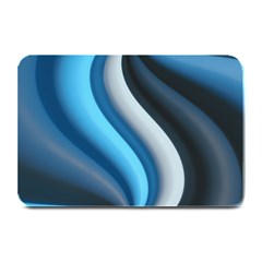 Abstract Pattern Lines Wave Plate Mats by Nexatart