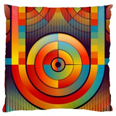 Background Colorful Abstract Large Cushion Case (two Sides)