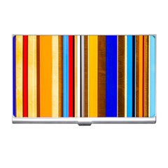 Colorful Stripes Business Card Holders by FunnyCow