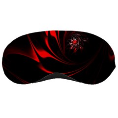 Abstract Curve Dark Flame Pattern Sleeping Masks by Nexatart