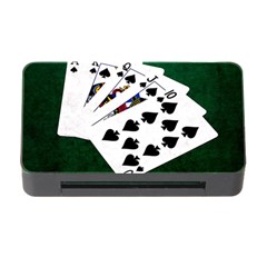 Poker Hands   Royal Flush Spades Memory Card Reader With Cf