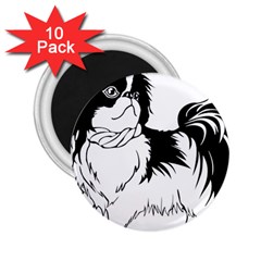 Animal Canine Dog Japanese Chin 2 25  Magnets (10 Pack)  by Sapixe