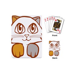 Animal Cat Feline Kitten Pet Playing Cards (mini)  by Sapixe