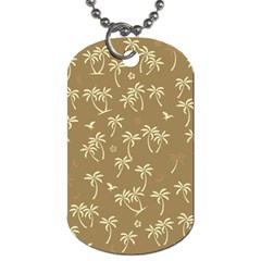 Tropical Pattern Dog Tag (two Sides) by Valentinaart