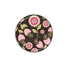 Flowers Wallpaper Floral Decoration Hat Clip Ball Marker by Nexatart