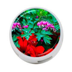 Bleeding Heart Flowers 4-port Usb Hub (two Sides) by FunnyCow