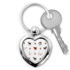 Farm Animals Key Chains (heart)  by IIPhotographyAndDesigns