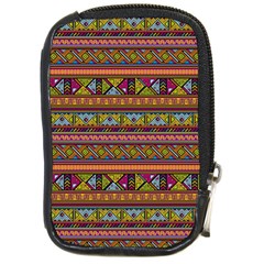 Traditional Africa Border Wallpaper Pattern Colored 2 Compact Camera Cases by EDDArt