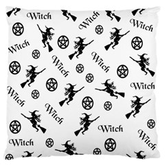 Witches And Pentacles Large Flano Cushion Case (one Side) by IIPhotographyAndDesigns