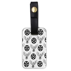 Owls And Pentacles Luggage Tags (one Side)  by IIPhotographyAndDesigns