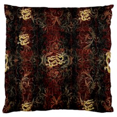 A Golden Dragon Burgundy Design Created By Flipstylez Designs Standard Flano Cushion Case (one Side) by flipstylezfashionsLLC