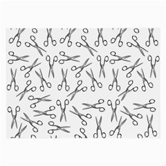 Scissors Pattern Large Glasses Cloth