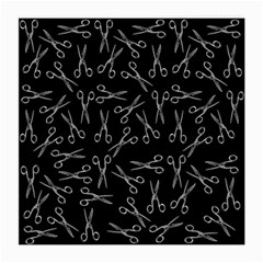 Scissors Pattern Medium Glasses Cloth by Valentinaart
