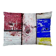 Abstract Art Of Grunge Wood Pillow Case by FunnyCow