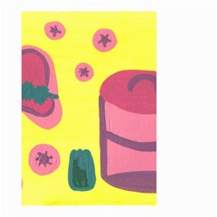 Candy Pink Hat Small Garden Flag (two Sides) by snowwhitegirl