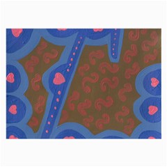 Hair Salon Floor Large Glasses Cloth by snowwhitegirl