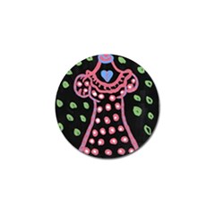 Dress And Falling Leaves Golf Ball Marker (10 Pack) by snowwhitegirl