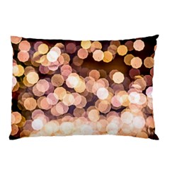 Warm Color Brown Light Pattern Pillow Case by FunnyCow