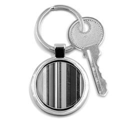 Shades Of Grey Wood And Metal Key Chains (round)  by FunnyCow