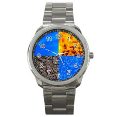 The Fifth Inside Funny Pattern Sport Metal Watch by FunnyCow