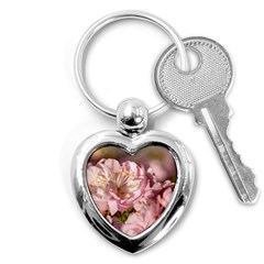 Beautiful Flowering Almond Key Chains (heart)  by FunnyCow