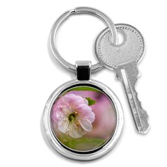 Single Almond Flower Key Chains (round)  by FunnyCow